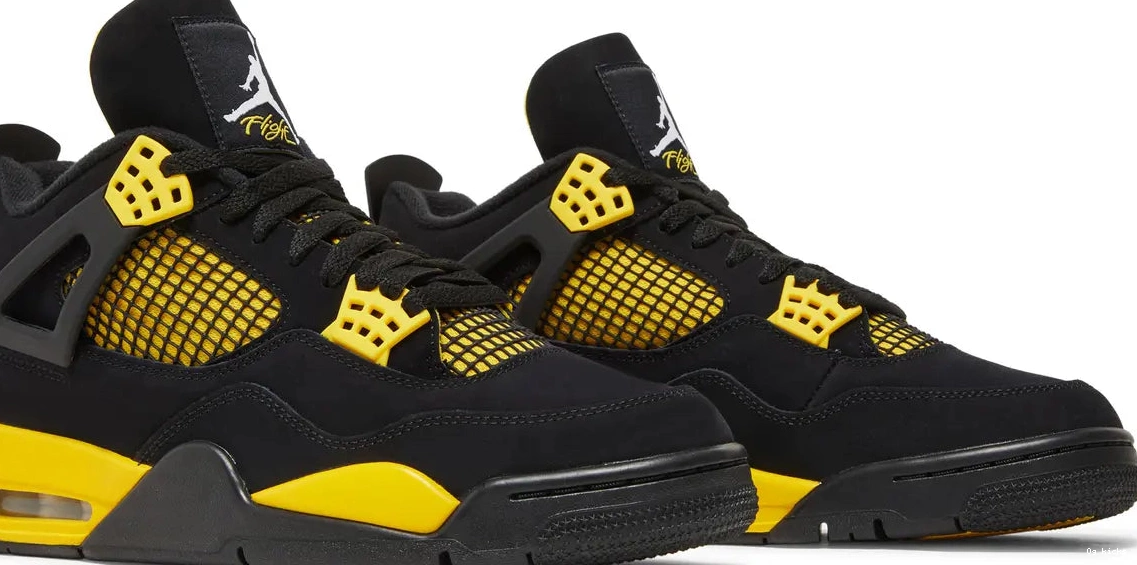 Air Jordan Thunder' Retro 4 'Yellow 2023 0818